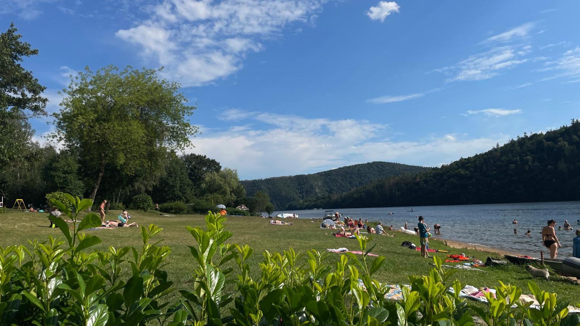 Kemp Andelska Laguna Slapy Nalzovice Extérieur photo